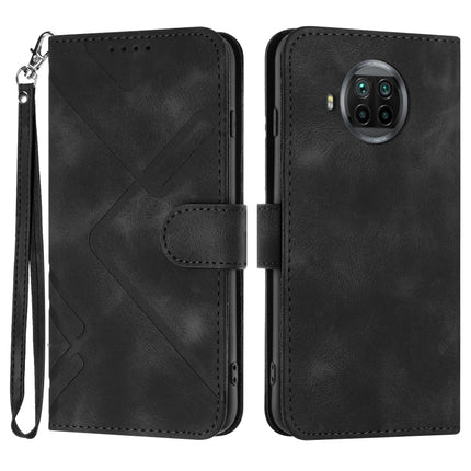 Line Pattern Skin Feel Leather Phone Case, For Xiaomi Poco M3/Redmi 9T, For Xiaomi Mi 11, For Xiaomi Redmi 9C/9C NFC/Poco C3, For Xiaomi Mi 10T Lite 5G