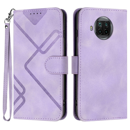 Line Pattern Skin Feel Leather Phone Case, For Xiaomi Poco M3/Redmi 9T, For Xiaomi Mi 11, For Xiaomi Redmi 9C/9C NFC/Poco C3, For Xiaomi Mi 10T Lite 5G