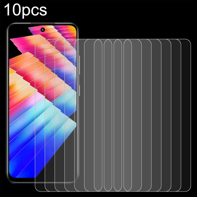 10pcs 0.26mm 9H 2.5D Tempered Glass Film, For Infinix Hot 30 Play NFC, For Infinix Hot 30 5G, For Infinix Hot 9 Lite, For Infinix GT 10 Pro, For Infinix Zero 30, For Infinix Zero 30 4G, For Infinix Note 30 Pro, For Infinix Note 30i, For Infinix Smart 7...