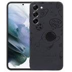 For Samsung Galaxy S21 5G / Flying Astronaut-Black