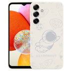 For Samsung Galaxy A14 / Flying Astronaut-White