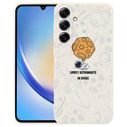 For Samsung Galaxy A34 5G / Lovely Astronaut-White
