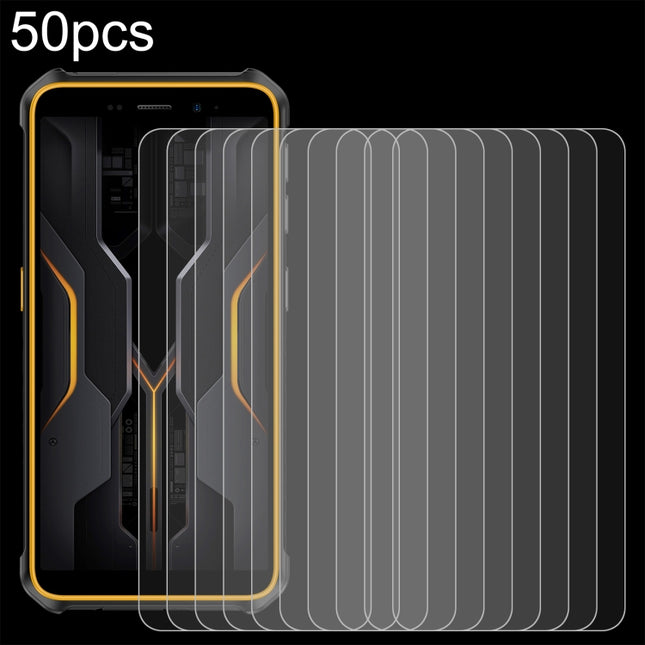 50pcs 0.26mm 9H 2.5D Tempered Glass Film, For Ulefone Armor 21, For Ulefone Armor X12 Pro, For Ulefone Armor X13, For Ulefone Armor 22, For Ulefone Power Armor X11, For Ulefone Note 15