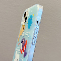 IMD Cute Animal Pattern Phone Case, For iPhone 13 Pro, For iPhone 13, For iPhone 12 Pro Max, For iPhone 12 Pro