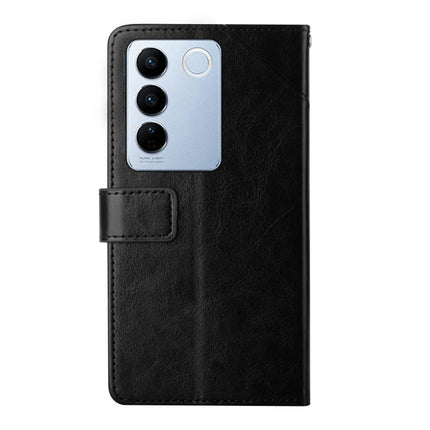 HT01 Y-shaped Pattern Flip Leather Phone Case, For vivo V27E 4G Global, For vivo Y02A 4G / Y02 4G / Y11 2023, For vivo Y55S 5G 2023 / Y55 5G / T1 5G, For vivo Y75 5G Global
