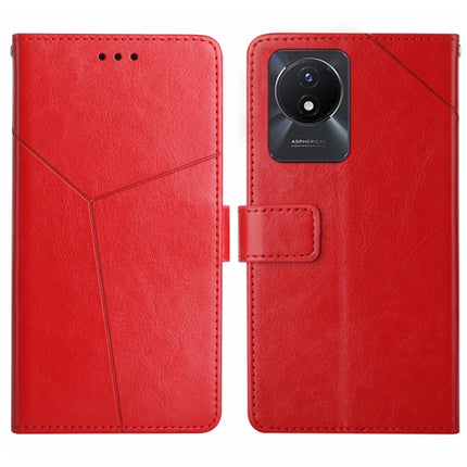 HT01 Y-shaped Pattern Flip Leather Phone Case, For vivo V27E 4G Global, For vivo Y02A 4G / Y02 4G / Y11 2023, For vivo Y55S 5G 2023 / Y55 5G / T1 5G, For vivo Y75 5G Global