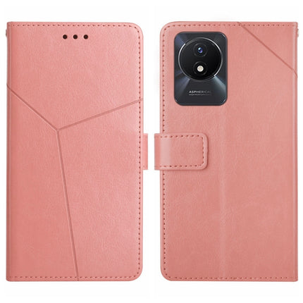 HT01 Y-shaped Pattern Flip Leather Phone Case, For vivo V27E 4G Global, For vivo Y02A 4G / Y02 4G / Y11 2023, For vivo Y55S 5G 2023 / Y55 5G / T1 5G, For vivo Y75 5G Global
