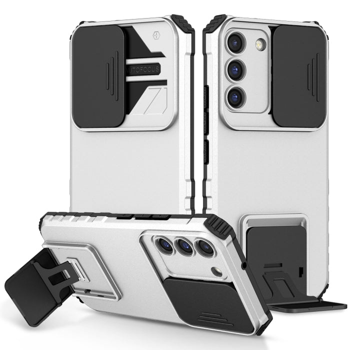 Stereoscopic Holder Sliding Camshield Phone Case, For Samsung Galaxy S22 5G, For Samsung Galaxy A52 5G, For Samsung Galaxy A05