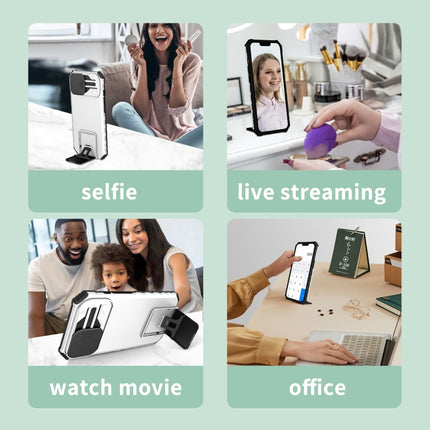 Stereoscopic Holder Sliding Camshield Phone Case, For Samsung Galaxy S22 5G, For Samsung Galaxy A52 5G, For Samsung Galaxy A05