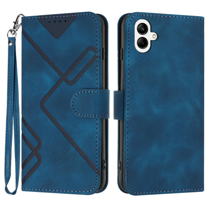 Line Pattern Skin Feel Leather Phone Case, For Samsung Galaxy A34 5G, For Samsung Galaxy A54 5G, For Samsung Galaxy A04e, For Samsung Galaxy S23 Ultra 5G