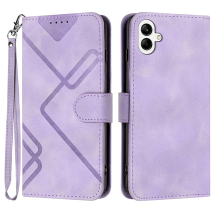 Line Pattern Skin Feel Leather Phone Case, For Samsung Galaxy A34 5G, For Samsung Galaxy A54 5G, For Samsung Galaxy A04e, For Samsung Galaxy S23 Ultra 5G