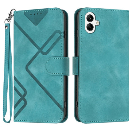 Line Pattern Skin Feel Leather Phone Case, For Samsung Galaxy A34 5G, For Samsung Galaxy A54 5G, For Samsung Galaxy A04e, For Samsung Galaxy S23 Ultra 5G