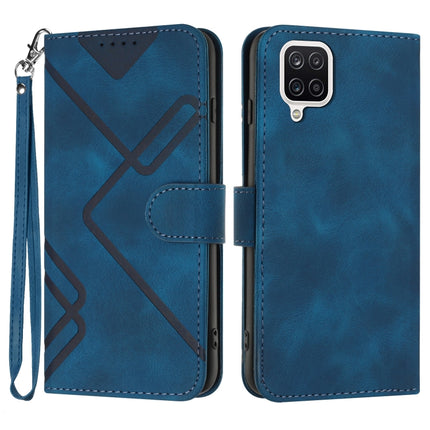 Line Pattern Skin Feel Leather Phone Case, For Samsung Galaxy A12, For Samsung Galaxy Note20 Ultra, For Samsung Galaxy Note20, For Samsung Galaxy A01 / M01