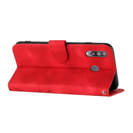 Line Pattern Skin Feel Leather Phone Case, For Samsung Galaxy A20s, For Samsung Galaxy Note10+, For Samsung Galaxy A20e / A10e, For Samsung Galaxy A70