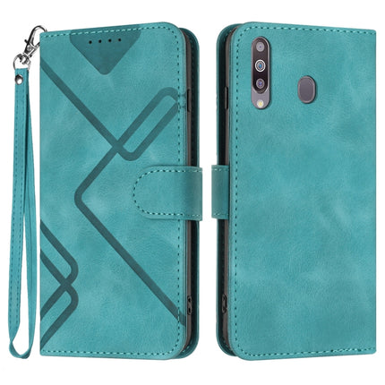 Line Pattern Skin Feel Leather Phone Case, For Samsung Galaxy A20s, For Samsung Galaxy Note10+, For Samsung Galaxy A20e / A10e, For Samsung Galaxy A70