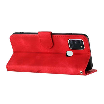 Line Pattern Skin Feel Leather Phone Case, For Samsung Galaxy A21s, For Samsung Galaxy A51 5G, For Samsung Galaxy A71 5G, For Samsung Galaxy A31