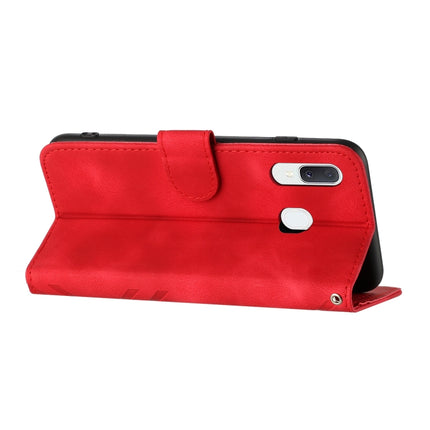 Line Pattern Skin Feel Leather Phone Case, For Samsung Galaxy A40, For Samsung Galaxy A10 / M10, For Samsung Galaxy A20 / A30, For Samsung Galaxy S10e