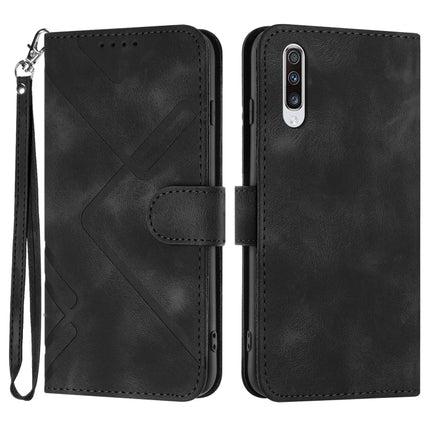 Line Pattern Skin Feel Leather Phone Case, For Samsung Galaxy A71 4G, For Samsung Galaxy A51 4G, For Samsung Galaxy A50 / A50s, For Samsung Galaxy Note10 / Note10 5G