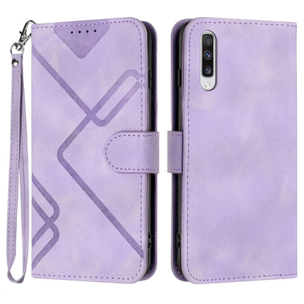 Line Pattern Skin Feel Leather Phone Case, For Samsung Galaxy A71 4G, For Samsung Galaxy A51 4G, For Samsung Galaxy A50 / A50s, For Samsung Galaxy Note10 / Note10 5G