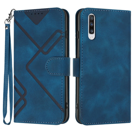 Line Pattern Skin Feel Leather Phone Case, For Samsung Galaxy A20s, For Samsung Galaxy Note10+, For Samsung Galaxy A20e / A10e, For Samsung Galaxy A70