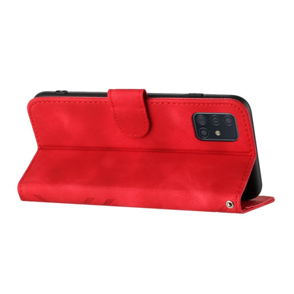 Line Pattern Skin Feel Leather Phone Case, For Samsung Galaxy A71 4G, For Samsung Galaxy A51 4G, For Samsung Galaxy A50 / A50s, For Samsung Galaxy Note10 / Note10 5G