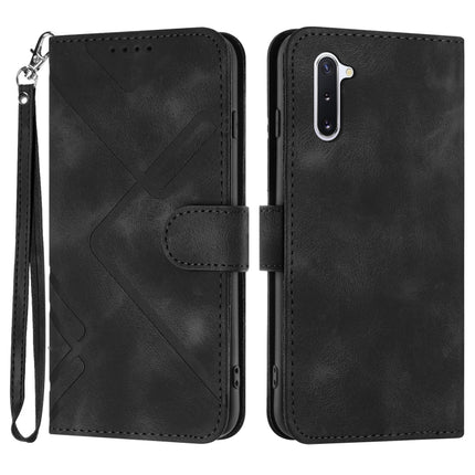 Line Pattern Skin Feel Leather Phone Case, For Samsung Galaxy A71 4G, For Samsung Galaxy A51 4G, For Samsung Galaxy A50 / A50s, For Samsung Galaxy Note10 / Note10 5G