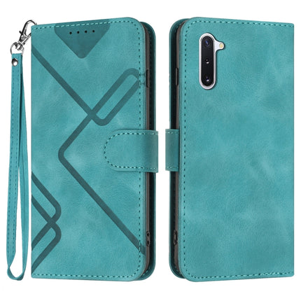 Line Pattern Skin Feel Leather Phone Case, For Samsung Galaxy A71 4G, For Samsung Galaxy A51 4G, For Samsung Galaxy A50 / A50s, For Samsung Galaxy Note10 / Note10 5G