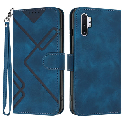Line Pattern Skin Feel Leather Phone Case, For Samsung Galaxy A20s, For Samsung Galaxy Note10+, For Samsung Galaxy A20e / A10e, For Samsung Galaxy A70