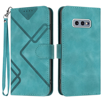 Line Pattern Skin Feel Leather Phone Case, For Samsung Galaxy A40, For Samsung Galaxy A10 / M10, For Samsung Galaxy A20 / A30, For Samsung Galaxy S10e