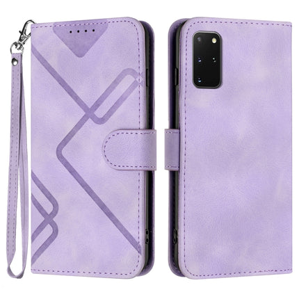 Line Pattern Skin Feel Leather Phone Case, For Samsung Galaxy A11 EU Version, For Samsung Galaxy S20, For Samsung Galaxy S20+, For Samsung Galaxy A21 EU Version