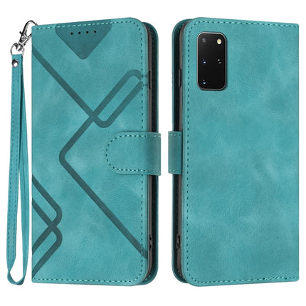 Line Pattern Skin Feel Leather Phone Case, For Samsung Galaxy A11 EU Version, For Samsung Galaxy S20, For Samsung Galaxy S20+, For Samsung Galaxy A21 EU Version