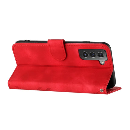 Line Pattern Skin Feel Leather Phone Case, For Samsung Galaxy S22 5G, For Samsung Galaxy A13 5G, For Samsung Galaxy Xcover 5, For Samsung Galaxy A03s 166mm