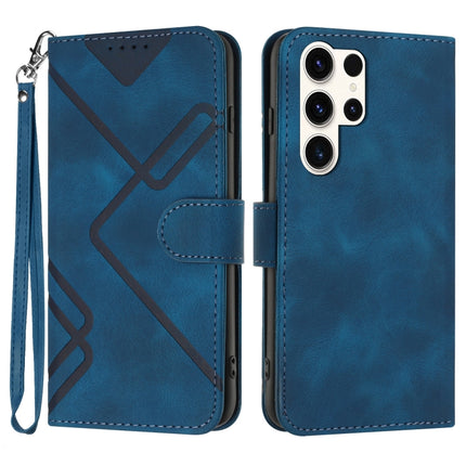 Line Pattern Skin Feel Leather Phone Case, For Samsung Galaxy A34 5G, For Samsung Galaxy A54 5G, For Samsung Galaxy A04e, For Samsung Galaxy S23 Ultra 5G