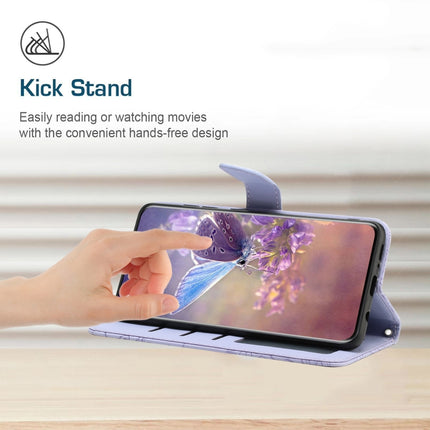 HT03 Skin Feel Butterfly Embossed Flip Leather Phone Case, For vivo Y02S Global / Y16 4G Global, For vivo Y77 5G Global / Y22S 4G Global, For vivo Y77E 5G, For vivo Y75 5G Global