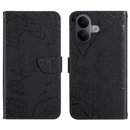HT03 Skin Feel Butterfly Embossed Flip Leather Phone Case, For vivo V70 FE 5G, For vivo V70 5G Global / V70 Elite 5G, For vivo V60 Lite 5G, For vivo V60 5G