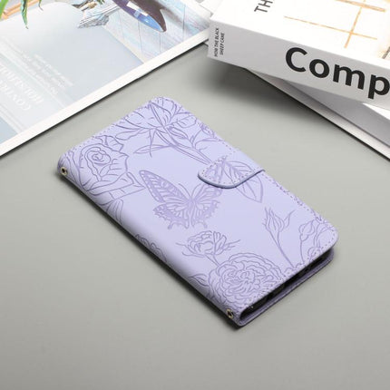 HT03 Skin Feel Butterfly Embossed Flip Leather Phone Case, For vivo V70 FE 5G, For vivo V70 5G Global / V70 Elite 5G, For vivo V60 Lite 5G, For vivo V60 5G