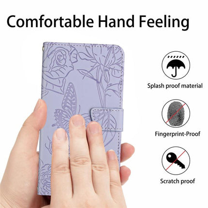 HT03 Skin Feel Butterfly Embossed Flip Leather Phone Case, For vivo V70 FE 5G, For vivo V70 5G Global / V70 Elite 5G, For vivo V60 Lite 5G, For vivo V60 5G