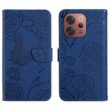 HT03 Skin Feel Butterfly Embossed Flip Leather Phone Case, For vivo V70 FE 5G, For vivo V70 5G Global / V70 Elite 5G, For vivo V60 Lite 5G, For vivo V60 5G