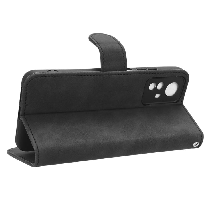 Skin Feel Magnetic Flip Leather Phone Case