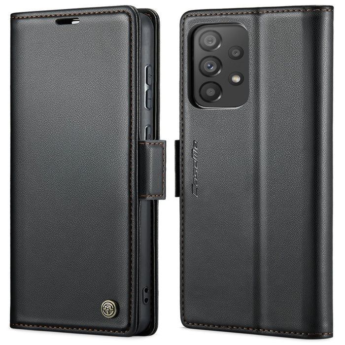 CaseMe 023 Butterfly Buckle Litchi Texture RFID Anti-theft Leather Phone Case, For Samsung Galaxy A73 5G, For Samsung Galaxy A33 5G, For Samsung Galaxy S22 Ultra 5G, For Samsung Galaxy S22+ 5G