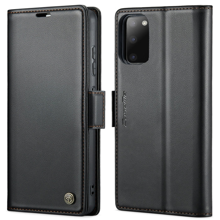 CaseMe 023 Butterfly Buckle Litchi Texture RFID Anti-theft Leather Phone Case, For Samsung Galaxy S20, For Samsung Galaxy S20+, For Samsung Galaxy A71 4G, For Samsung Galaxy A51 4G/M40s