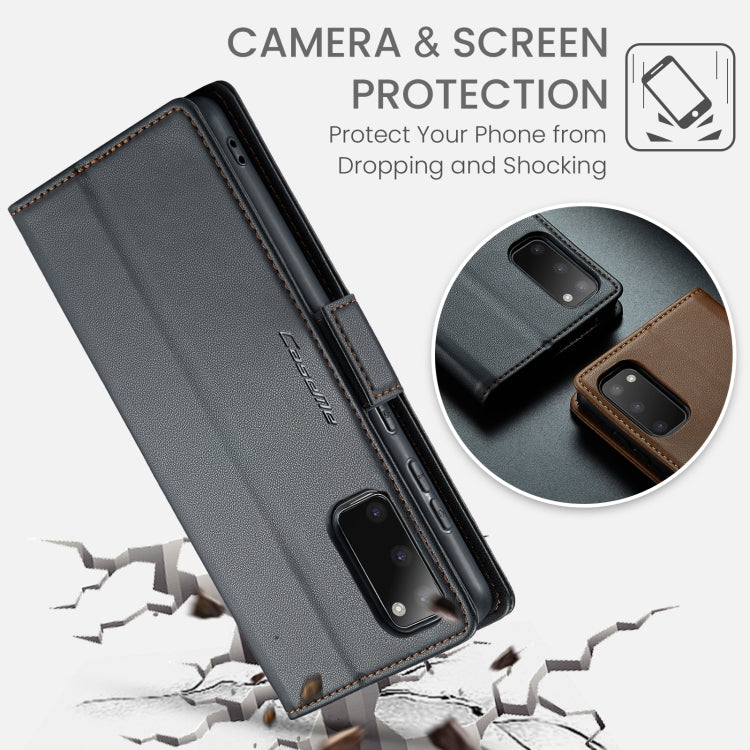 CaseMe 023 Butterfly Buckle Litchi Texture RFID Anti-theft Leather Phone Case