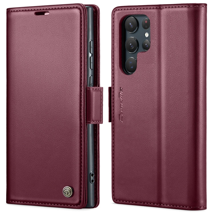 CaseMe 023 Butterfly Buckle Litchi Texture RFID Anti-theft Leather Phone Case