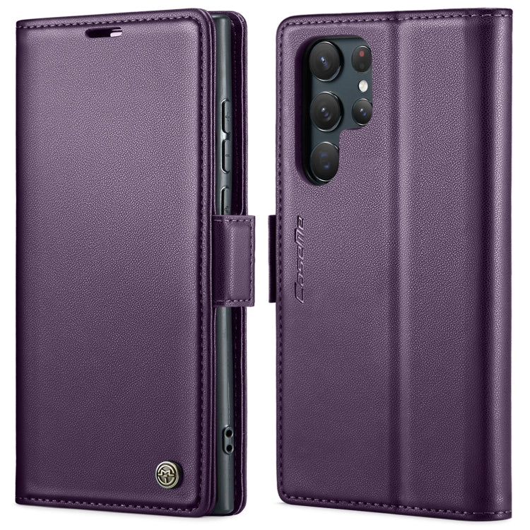 CaseMe 023 Butterfly Buckle Litchi Texture RFID Anti-theft Leather Phone Case