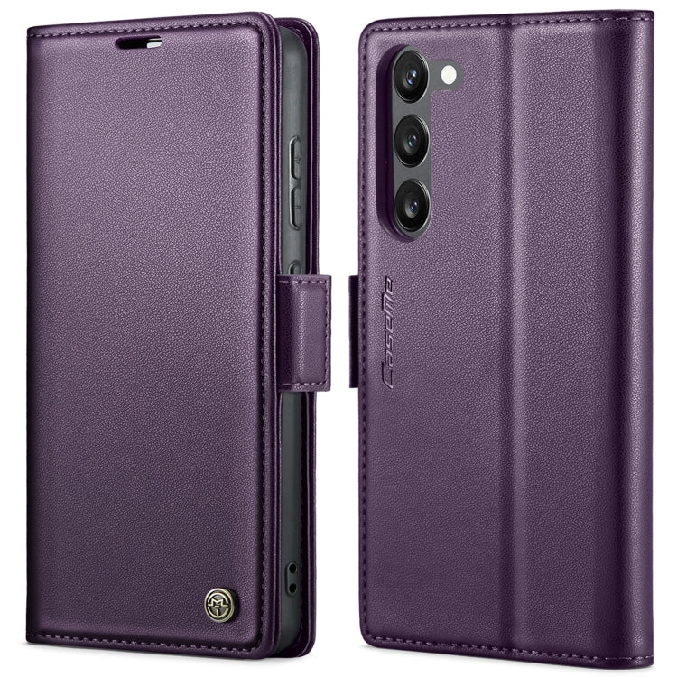 CaseMe 023 Butterfly Buckle Litchi Texture RFID Anti-theft Leather Phone Case, For Samsung Galaxy A54 5G, For Samsung Galaxy S23 Ultra 5G, For Samsung Galaxy S23+ 5G, For Samsung Galaxy S23 5G