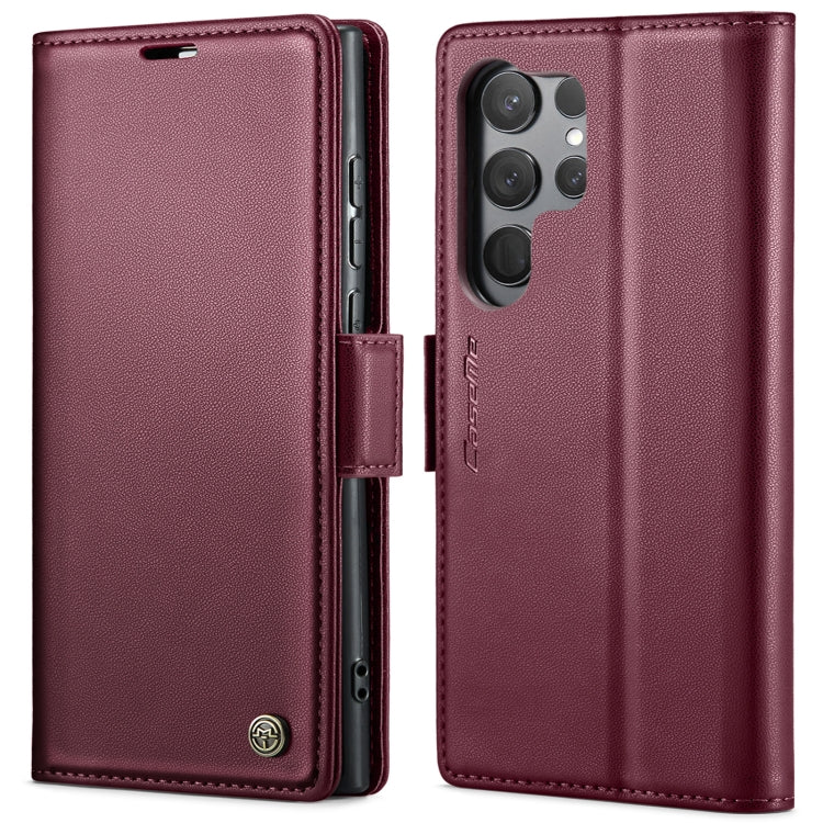 CaseMe 023 Butterfly Buckle Litchi Texture RFID Anti-theft Leather Phone Case, For Samsung Galaxy A54 5G, For Samsung Galaxy S23 Ultra 5G, For Samsung Galaxy S23+ 5G, For Samsung Galaxy S23 5G