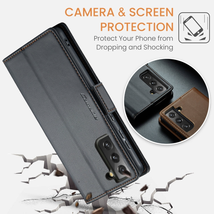 CaseMe 023 Butterfly Buckle Litchi Texture RFID Anti-theft Leather Phone Case