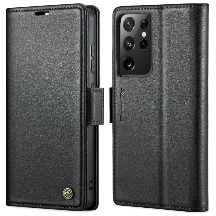 CaseMe 023 Butterfly Buckle Litchi Texture RFID Anti-theft Leather Phone Case
