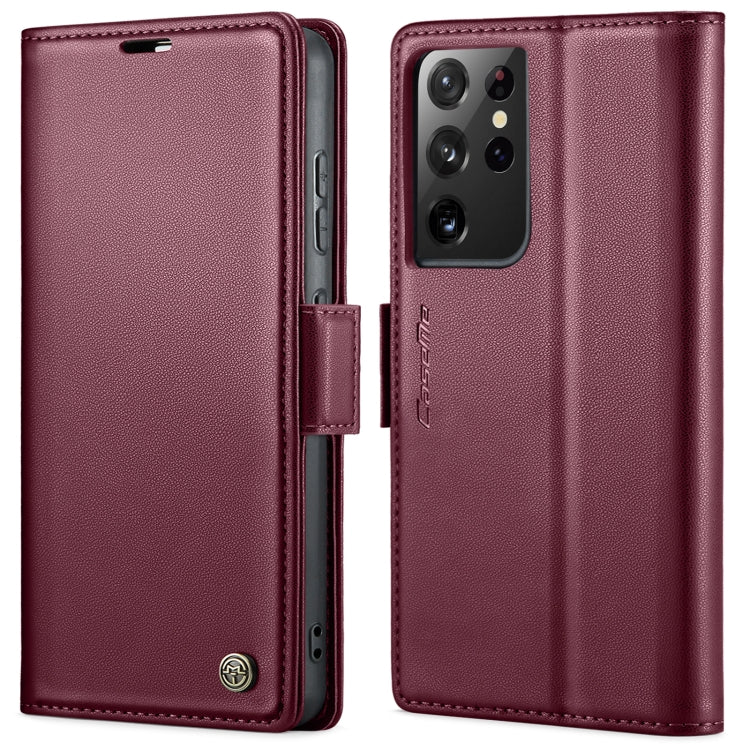 CaseMe 023 Butterfly Buckle Litchi Texture RFID Anti-theft Leather Phone Case
