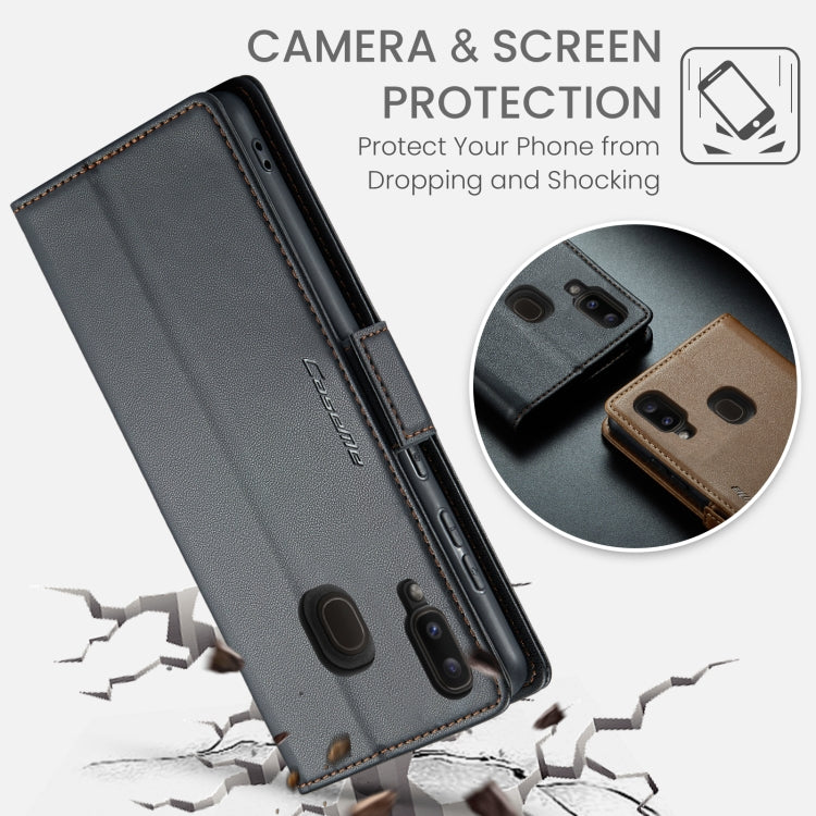 CaseMe 023 Butterfly Buckle Litchi Texture RFID Anti-theft Leather Phone Case
